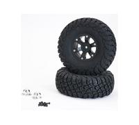 FTX Texan 1/10 Mounted Tyres on 6-Spoke Beadlock Wheels Pair FTX9877BK