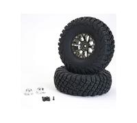 FTX TEXAN 1/10 Mounted Tyres on 8-Spoke Beadlock Wheels Pair FTX9878BK
