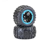 FTX Tracer Monster Truck Blue Wheel/Tyres Complete (Pr) FTX9742B