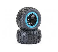 FTX Tracer Monster Truck Blue Wheel/Tyres Complete (Pr) FTX9742B