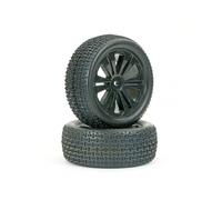 FTX Vantage Front Micro Block Tyre Mounted Split Spoke Wheels 1/10 RC Buggy FTX6303F