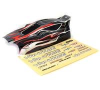 FTX Vantage Printed EP Buggy Bodyshell 1/10 Scale Black Red FTX6288