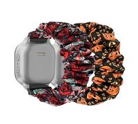 FTYQUEE 2 Pack Elastic Scrunchie Strap Compatible with Gizmo Watch 3 2 1, Gabb Watch 3 2 1, SyncUP Kids Watch, 20mm, Quick Release, Replacement Wristband for Kids Boys Girls