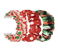 FTYQUEE 3 Pack Elastic Scrunchie Strap Compatible with 16mm 18mm 19mm 20mm 22mm Watch Strap Quick Release Replacement Wristband for Men Women