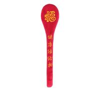 Fu Character Massage Hammer Red Slap Stick Ergonomic Tapping Massage Tool for Stress Relief Full Body Use at Home Office and Car