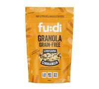 fu:di Grain-Free Granola with Cinnamon - Low Carb, High Fibre & Source of Protein - No Added Sugar or Seed Oils - Nuts, Seeds & Cinnamon - Vegan, Keto (200g)