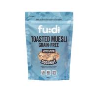 fu:di - Grain-Free Toasted Muesli Coconut (250g) Low Carb, No Added Sugar, High Protein & Fibre, Packed with Nuts & Seeds, Vegan