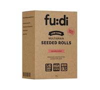 fu:di - Multigrain Seeded Rolls - Low Carb Bread Rolls (4 pack) with Sesame, Flax & Sunflower Seeds, Keto, High Protein & Fibre, 180g