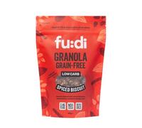fu:di Spiced Biscuit Grain-Free Granola Clusters - High Fibre, Low Carb & Source of Protein - No Added Sugar or Seed Oils - Nuts, Seeds & Speculoos Spices - Suitable for Vegans, Keto (200g)