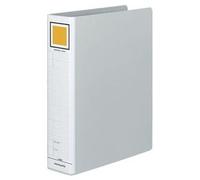 コクヨ Fu-E660C Tube File (Eco), Single Opening, A4 Vertical, Holds 600 Sheets, Spine Width 3.0 inches (75 mm), Silver, Set of 5