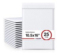 FU Global Poly Bubble Mailers #5 Bubble Envelopes 10.5x16 Inch Padded Envelopes 25pcs