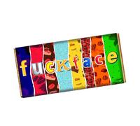 Fu*kface Chocolate Bar Wrapper Novelty Funny Gift on Christmas Valentine CH-9209 (without chocolate bar (wrapper only))
