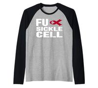 FU Sickle Cell Anemia Shirt - SCD Sickle Cell Awareness Raglan Baseball Tee