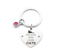 fuakUip Cat Gifts for Women,Cat Lovers Gifts for Women,Gift for Cats Lovers,Cats Keychain