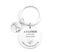 fuakUip Dad Gifts,Gifts for Dad,Father Keyring,Daddy Birthday Gift,Presents for Father,Father's Day Gift,from Son,from Daughter,Fathers Day Presents