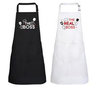 fuakUip Gifts for Couples,Valentines Gifts for Him and Her,Matching Mr and Mrs Gift Couple Aprons Set,Engagement Wedding Gift for Couple,Mens Kitchen Aprons for Cooking,Aprons for Women