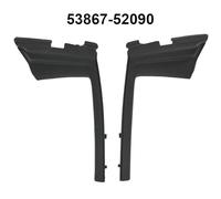 FUANA 1 Pair Windshield Wiper Cowl Cover 53867-52090 53866-52090 for Toyota for Yaris 2012-2014 Front Wind Deflector Left Right