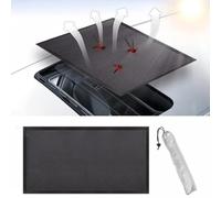 FUANA 100x65cm Car Sunroof Sunshade Cover Magnetic Moonroof Mesh Car Roof Sunroof Sun Shade Shield Cover Protector for Sedan SUVs MPVs
