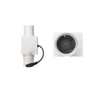 FUANA 12V Silent Inline Duct Fan, 2 Inch Exhaust Ventilation Blower Bathroom Home Garden Cooling Heating, Brushless Motor Low Noise Air Circulation, White