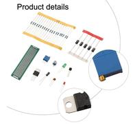 FUANA 1818-Piece Electronic Components Kit with Resistors, Capacitors, LEDs and PCB Board for DIY Projects, for Arduino Raspberry Pi Electric Tester Sensor Receiver