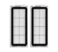 FUANA 2 Pack Washable Filter For Airbot L50 Master Robot Vacuum Cleaner, Reusable HEPA-Style Replacement Part For Pet Hair And Dust, Install Cleaning Accessory White(2 PACK)