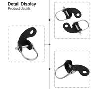 FUANA 2 Sets for Burley Bike Trailer Hitch Coupler forQR and Solid Axles up to 12.2 mm 0.5 Inch Rugged Steel Construction