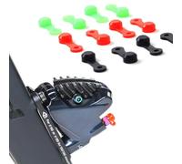 FUANA 20 Pcs Hydraulic Brake Bleed Nipple Caps for Bicycle Disc Brakes Rubber Bleeder Screw Covers Compatible with Shimano SRAM Bike Repair Kit