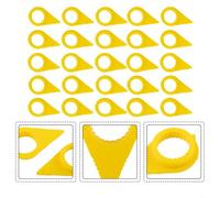 FUANA 25 Pack 19mm Wheel Nut Indicator Wheel Nut Loose Indicator Automobile Wheel Hub Long Tube Fastening Standard Tire Nut For Trucks,Cars,Caravans