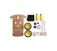 FUANA 2WD Smart Robot Car Chassis Kit with Speed Encoder and Battery Box for Arduino 2 Motor Educational DIY Project for STEM Learning Electric Tester Sensor Receiver