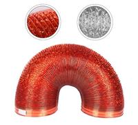 FUANA 3 Meters High-Temperature Aluminum Foil Exhaust Duct for Kitchen Range Hoods, 153mm/183mm/203mm Diameter, Flexible & Leak-Proof Door Lock