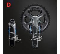 FUANA 3 Pack Bicycle Crank Sticker for SRAM, Shimano, 3T, and Tiagra Series Compatible with Red, Force, R9100, R8000, FC6800, R9000, R7000 Models Bike Repair Kit