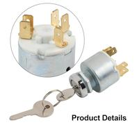 FUANA 3 Position 12V Ignition Switch ON OFF Start for Cars Motorcycles and Boats with 2 W2 Keys Replacement Part for Lucas SPB501