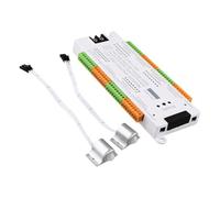 FUANA 32 Channel Motion Sensor LED Stair Light Controller for 12V-24V Systems, 120° Sensing Angle, 1-3m Detection Range, Plastic Housing Electric Tester Sensor Receiver