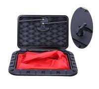 FUANA 35x25cm for Marine Square Hatch Boat for Kayak Canoe, for Plastic Access Cover with Pull Out Handle and 90-Degree Lock, for Black Finish