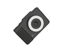 FUANA 4K Digital Camera 6400W HD Flip Screen with 2.8-inch IPS Display, 16x Digital Zoom, CMOS Sensor, for Travel and Students, Portable Compact Design Black