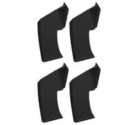 FUANA 4x Black Spoiler Fixed Winglets Wings Replacement Motorcycle Part for Ducati for Streetfighter V4 S SP V2 S Automotive