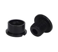 FUANA 5 Pcs Single Chainring Bolts for 7075 Aluminum Alloy Lightweight Chainwheel Fasteners, 9.5mm Bolt Length, 12mm OD, CNC Machined Bike Repair Kit