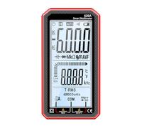 FUANA 620A Smart Multimeter 6000 Counts Digital Auto-ranging with NCV Detection, Live/Neutral Wire Identification, Temperature Measurement, Flashlight for RED/BLACK Electric Tester Sensor Receiver