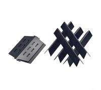 FUANA 7-Piece Porcelain Enameled Steel Bars and Heat Deflectors for Weber 300 Series E-310 E-320 E-330