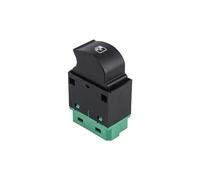 FUANA 7 Pin Power Window Switch Control Button, For Iveco Trucks, OEM 504266993, Green ABS Material