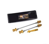 FUANA 7-Pin Security Skewers for Road and MTB Wheels | 3-piece set includes front, rear, seat post; 7-pin anti-theft design; fits 100mm front, 130-135mm rear