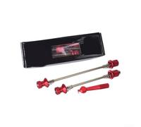 FUANA 7-Pin Security Skewers for Road and MTB Wheels | 3-piece set includes front, rear, seat post; 7-pin anti-theft design; fits 100mm front, 130-135mm rear