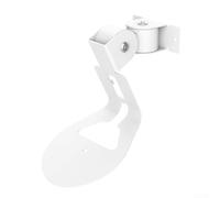 FUANA Adjustable angle wall mount bracket for Sonos smart speakers with secure anti loosening screws, robust plastic and stainless steel materials for long lasting support (White)