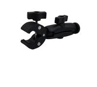 FUANA Adjustable Round Tube Clamp Bracket for Starlink for Mini, Aluminum Alloy Mount with Angle Adjustment for RV Ladder Pole Roof Installation Electric Tester Sensor Receiver