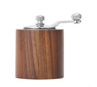 FUANA Adjustable Wood Salt and Pepper Grinder Mill | Adjustable Coarseness Switch Between Coarse And Fine Via Smooth Top Knob Gain Precise Control For Steaks Salads And Soups
