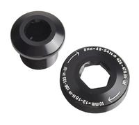 FUANA Aluminum Alloy Bike Crank Bolt M15/26 for SRAM for GXP for X7 X9 X0 for XX1 - Black, 10g Bike Repair Kit