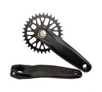FUANA Aluminum Alloy Bike Crankset 175mm for gxp Interface Aluminum | Hollow integrated design, efficient power transfer, lightweight structure, ideal for steep trails