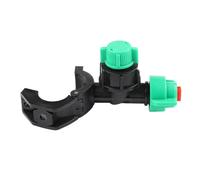 FUANA Anti-Drip Spray Nozzle with Flow Control Switch, Engineering Plastic Garden Irrigation Accessory Agriculture Watering, Green and Black