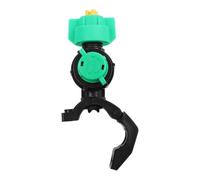 FUANA Anti-Drip Spray Nozzle with Flow Control Switch, Wear-Resistant Engineering Plastic Garden Watering Accessory Agriculture Irrigation, Green Black