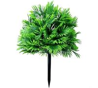 FUANA Artificial Palm Tree 55cm - Silk Tropical Plant Ground Stake